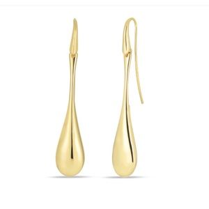 Roberto Coin Teardrop Earrings 18K gold w/ box